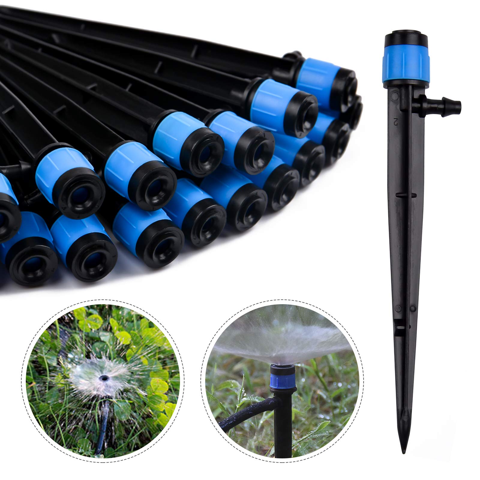Drip Emitters Adjustable 360 Micro - 30 Buah Dripper Irigasi, Emitter Tetes,