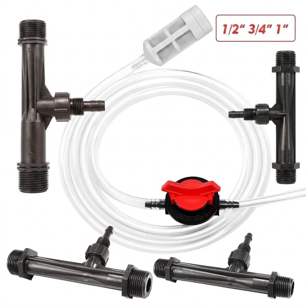 Fertilizer Injector Venturi 3/4 Inch - Kit Injektor Pupuk Venturi untuk Irigasi