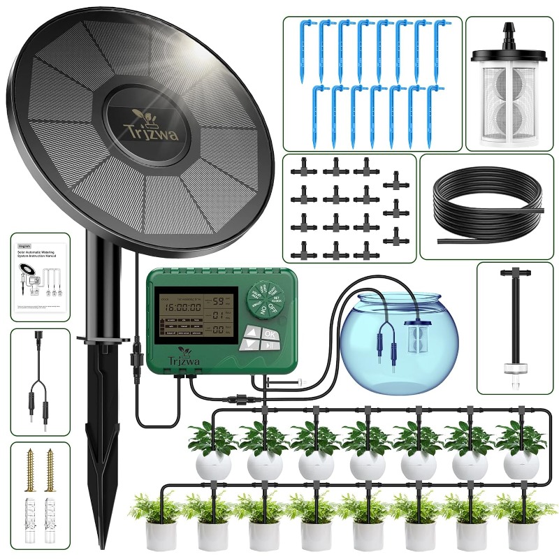 Solar Drip Irrigation Kit Garden - Peralatan irigasi tenaga surya, peralatan irigasi