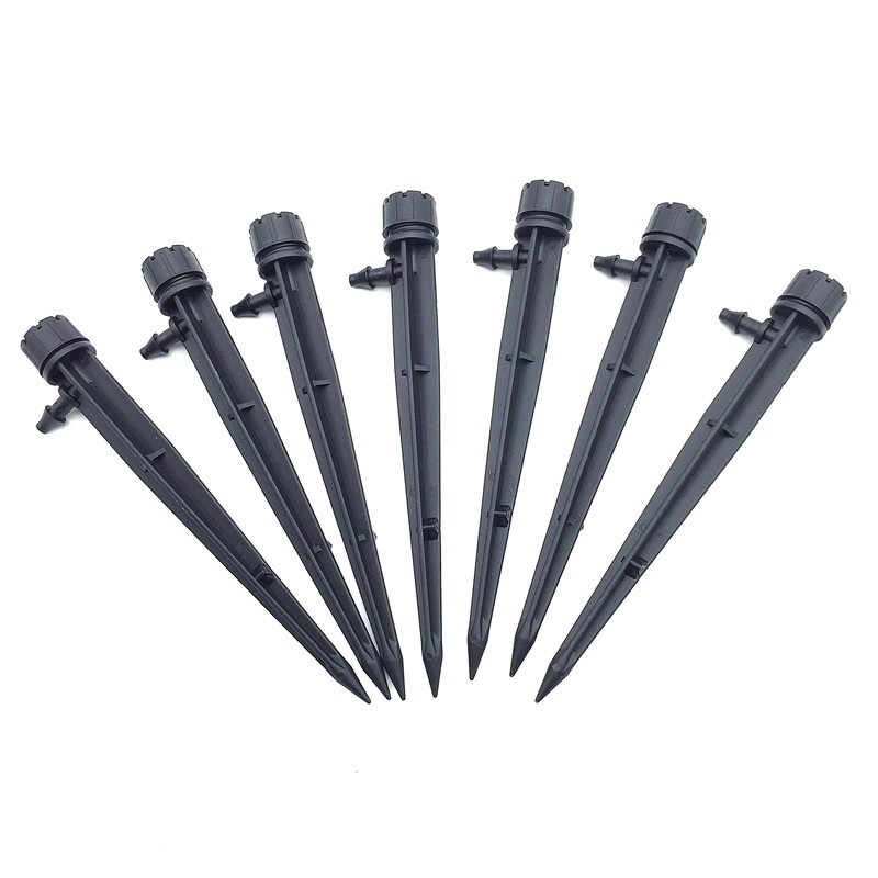 6 Buah Hitam Disesuaikan Iriga - Drip Emitters Adjustable 360 Micro ulasan dan harga