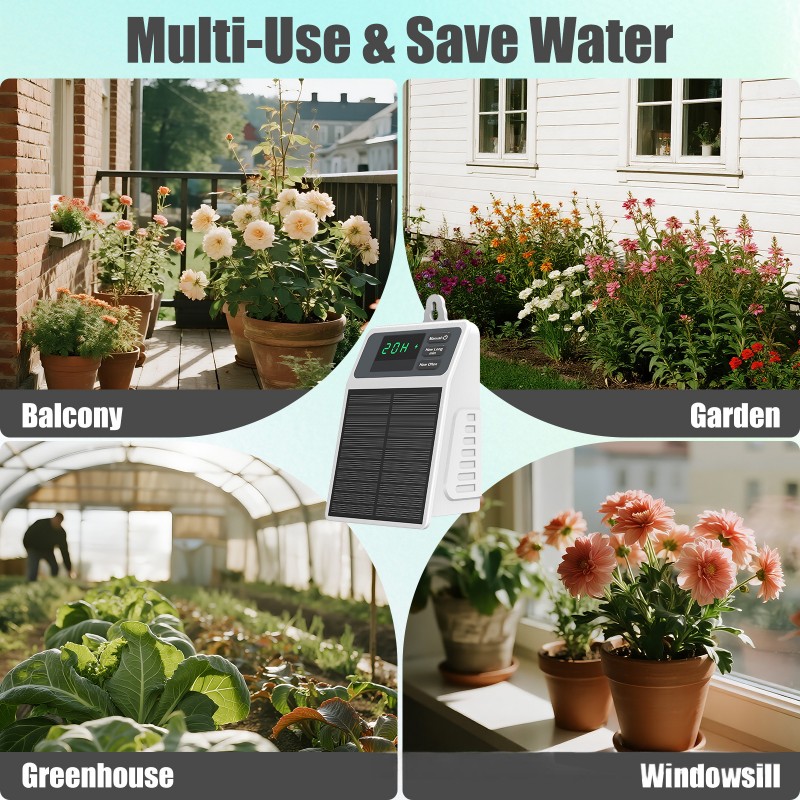 【NATAL】Kit Irigasi Tetes Otoma - Solar Drip Irrigation Kit Garden ulasan dan harga
