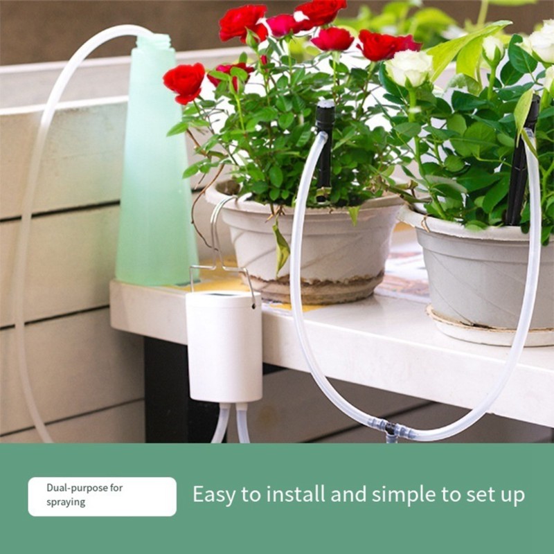 ABUP-Otomatis Untuk Pecinta Ta - Automatic Watering Pump Indoor Plants ulasan dan harga