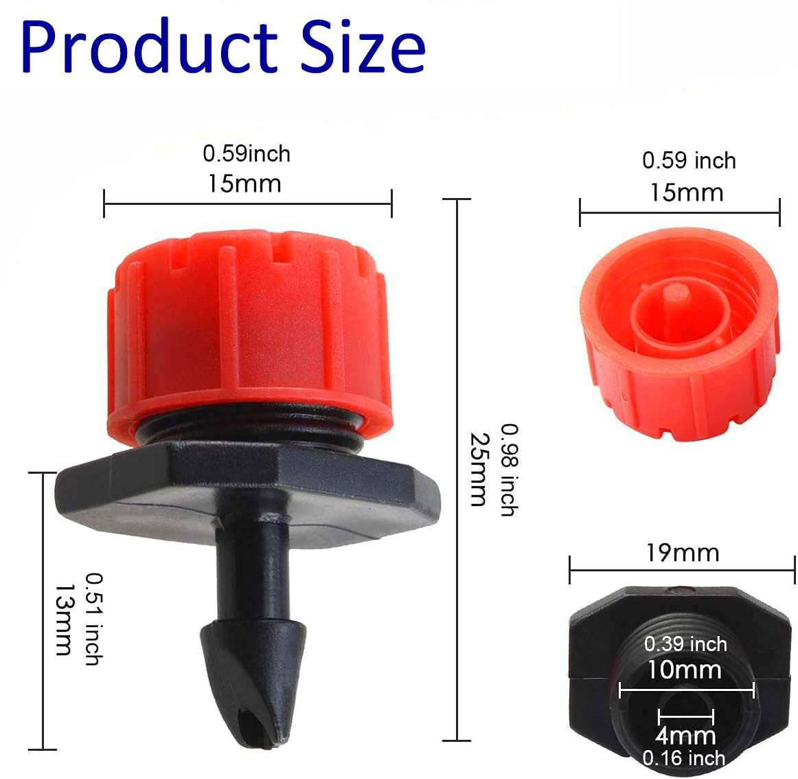 Penyiram kabut irigasi, Drippe - Drip Emitters Adjustable 360 Micro ulasan dan harga