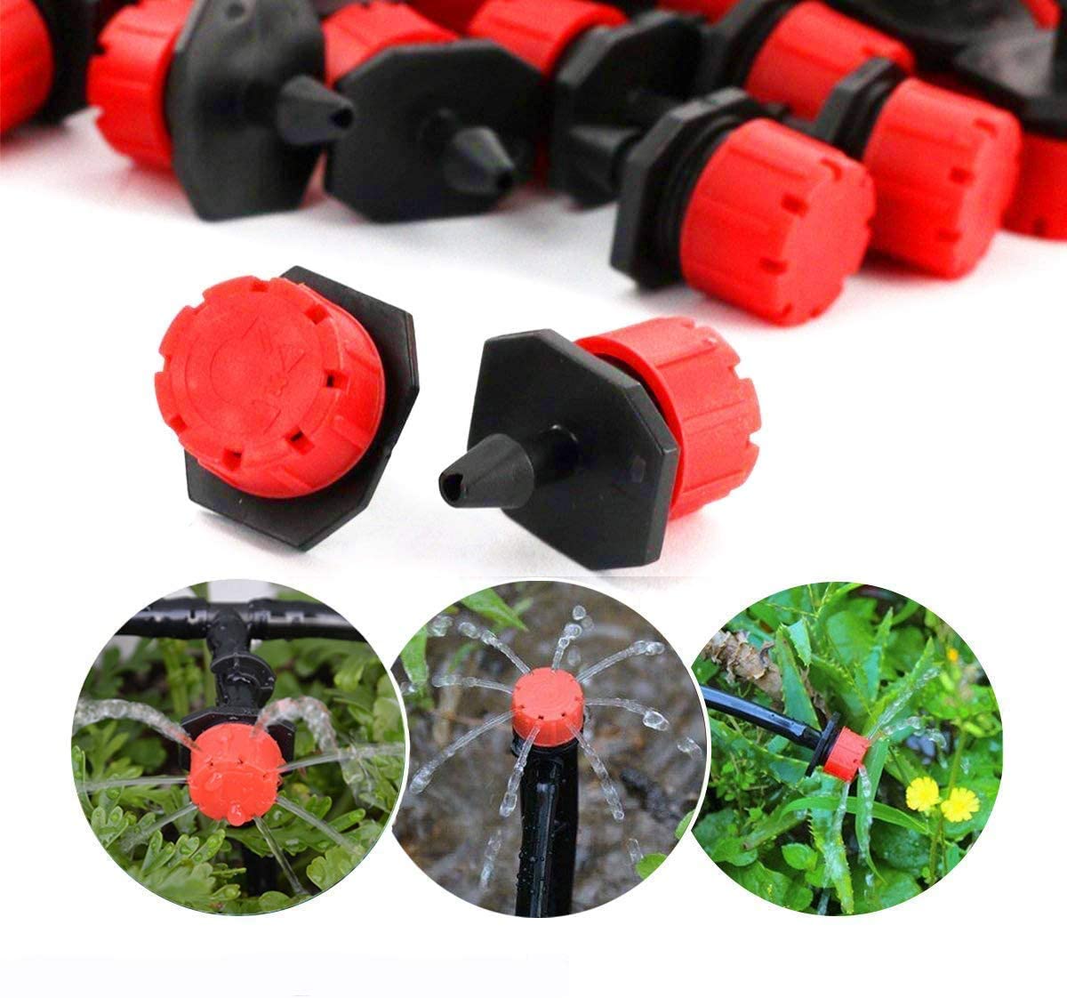 Penyiram kabut irigasi, Drippe - Drip Emitters Adjustable 360 Micro ulasan dan harga