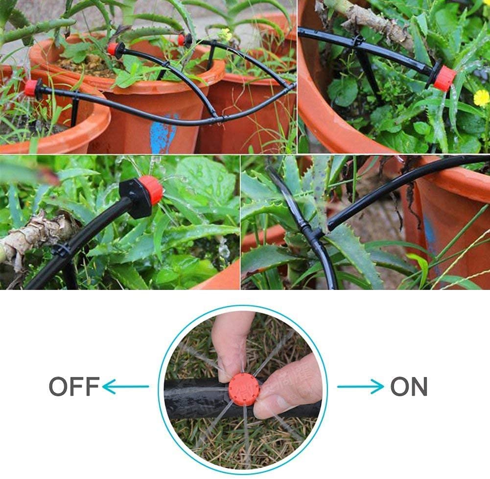 Penyiram kabut irigasi, Drippe - Drip Emitters Adjustable 360 Micro ulasan dan harga