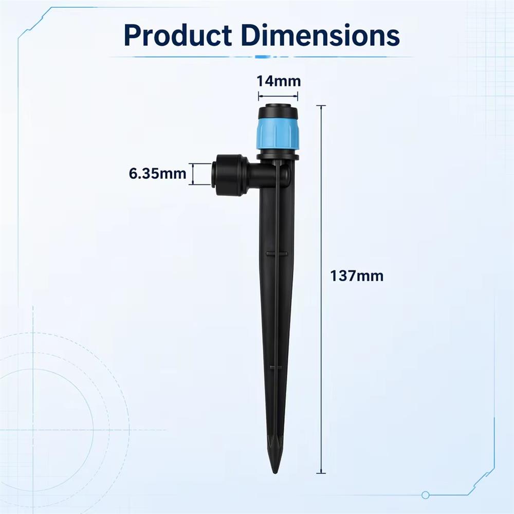 10/20 buah, alat penyiram tete - Drip Emitters Adjustable 360 Micro ulasan dan harga