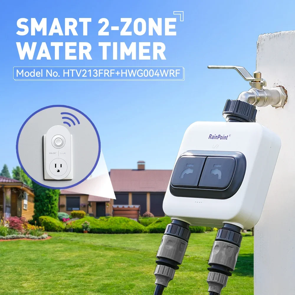RAINPOINT Wi-Fi Timer Air 2-ou - Wifi Water Timer Hose Faucet Smart ulasan dan harga
