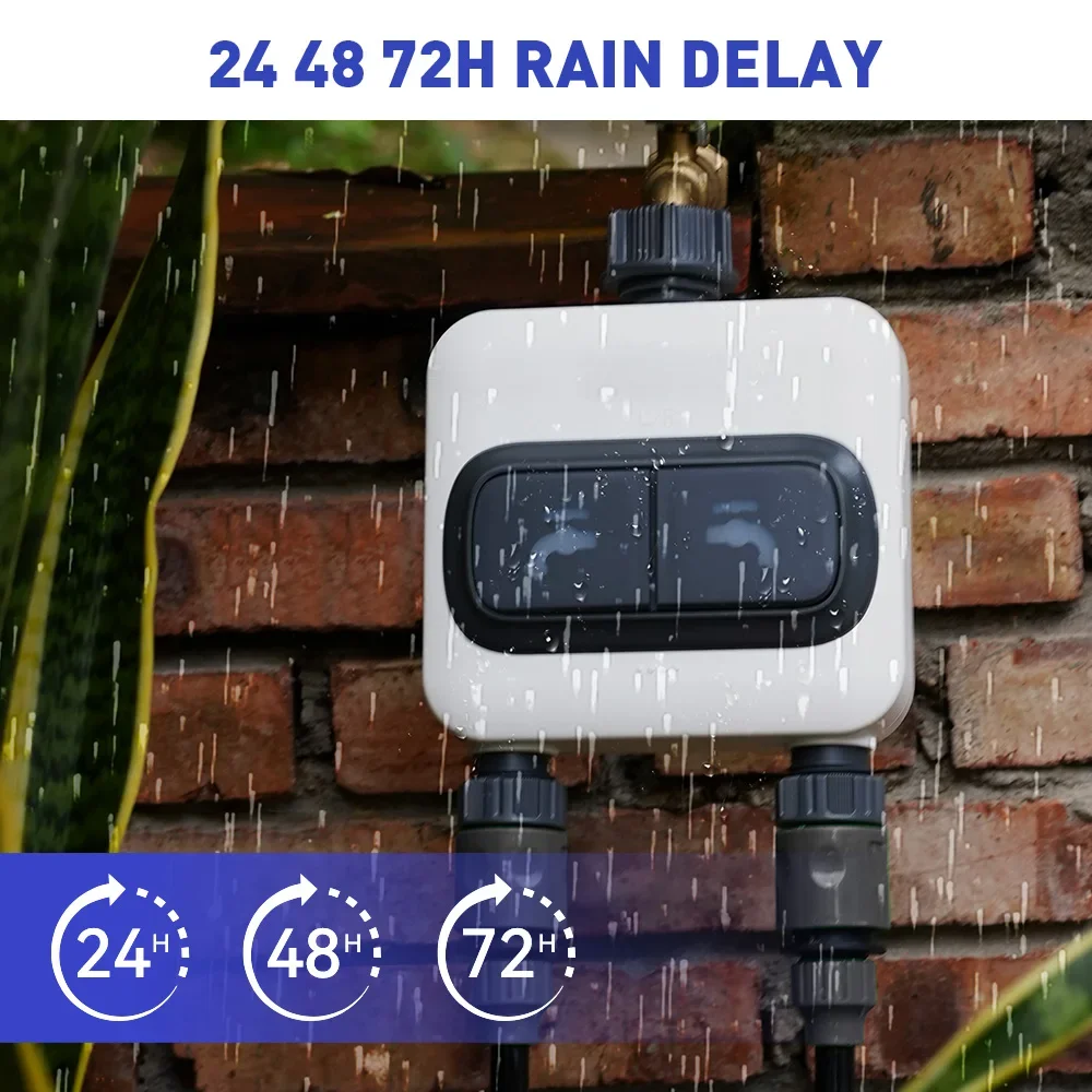 RAINPOINT Wi-Fi Timer Air 2-ou - Wifi Water Timer Hose Faucet Smart ulasan dan harga