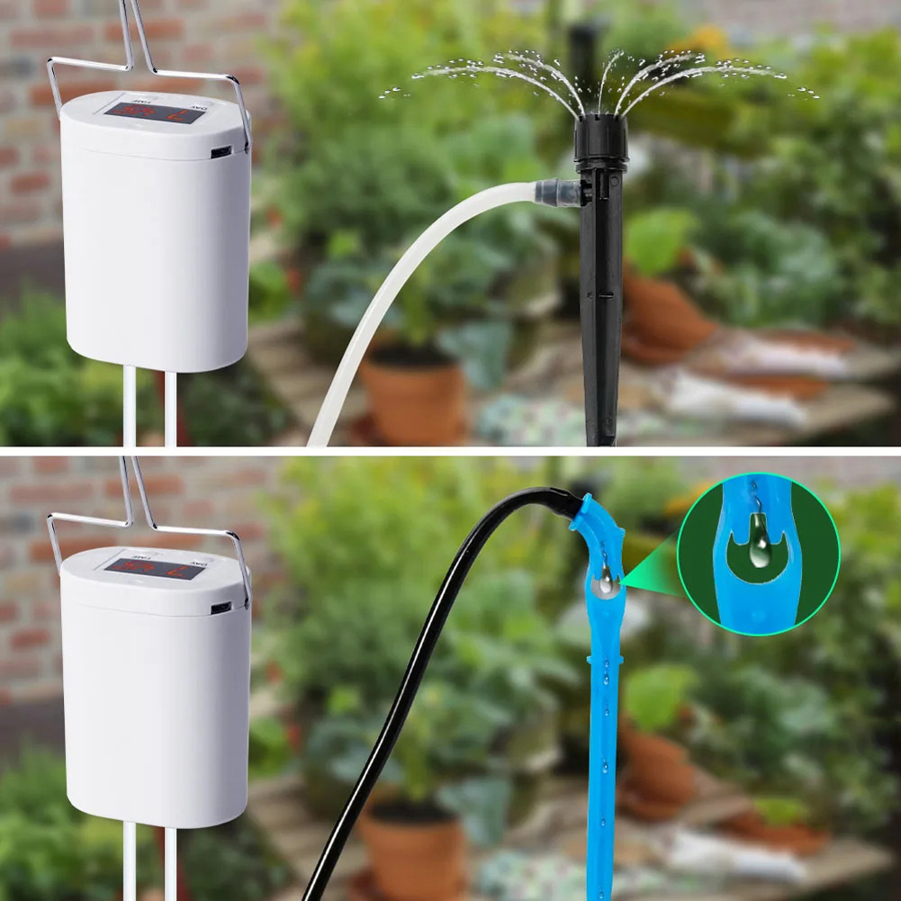 Perangkat Irigasi Tetes Sprink - Automatic Watering Pump Indoor Plants ulasan dan harga