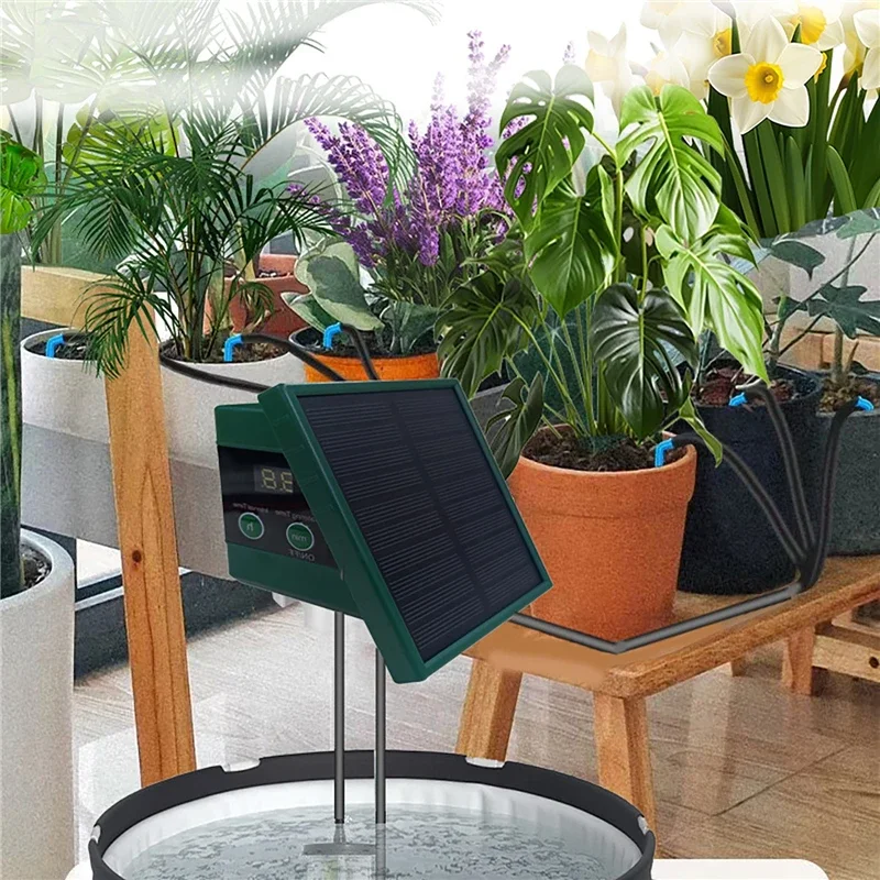 Sistem Irigasi Surya Perangkat - Solar Drip Irrigation Kit Garden ulasan dan harga