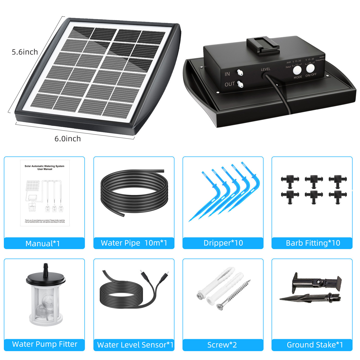 Pompa Tenaga Surya untuk Iriga - Automatic Watering Pump Indoor Plants ulasan dan harga