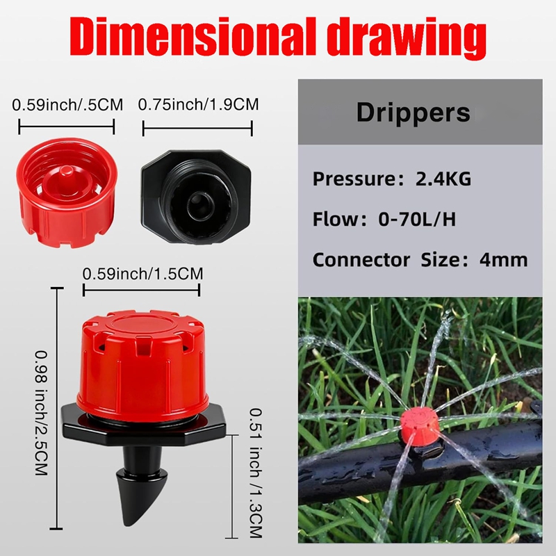 Penetes Air yang Dapat Disesua - Drip Emitters Adjustable 360 Micro ulasan dan harga