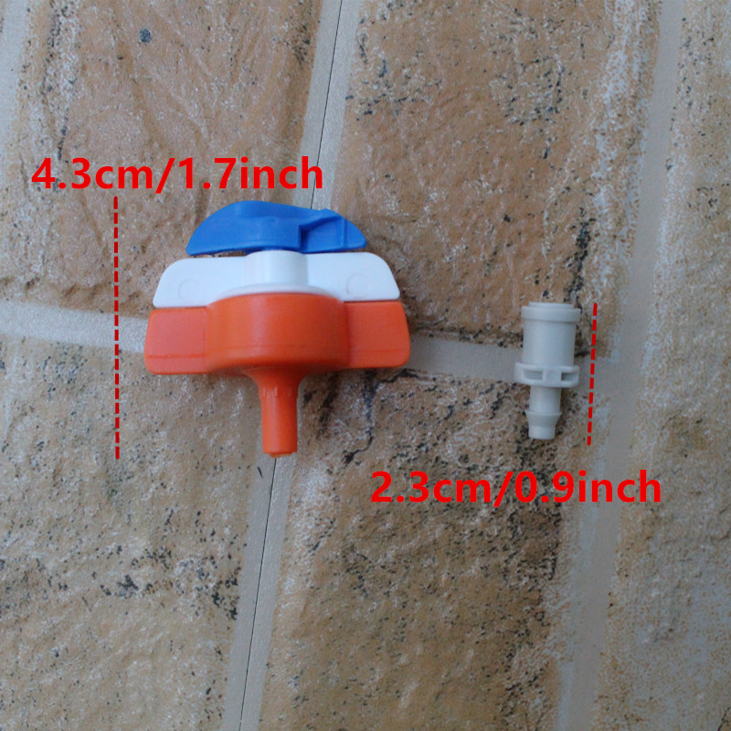 Penyiram Rumah Kaca, Penetes,  - Drip Emitters Adjustable 360 Micro ulasan dan harga