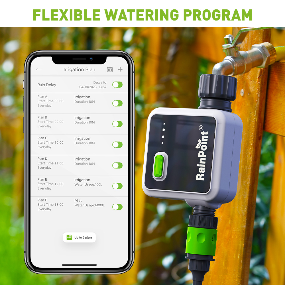 RAINPOINT Timer Air Nirkabel P - Wifi Water Timer Hose Faucet Smart ulasan dan harga