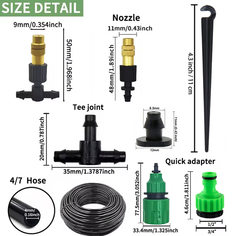 Sistem Pendingin Kabut Luar Ru - Mist Cooling System Outdoor Patio 15M ulasan dan harga