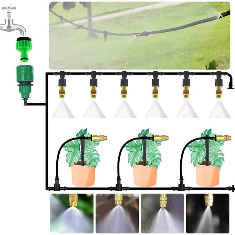 Sistem Pendingin Kabut Luar Ru - Mist Cooling System Outdoor Patio 15M ulasan dan harga
