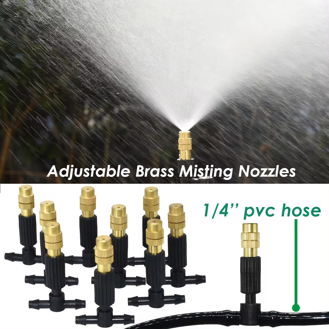 15M-30M selang 4/7mm Untuk ter - Mist Cooling System Outdoor Patio 15M ulasan dan harga