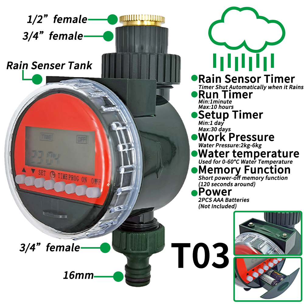 Oasis Taman otomatis sistem pe - Rain Sensor For Irrigation Timer ulasan dan harga