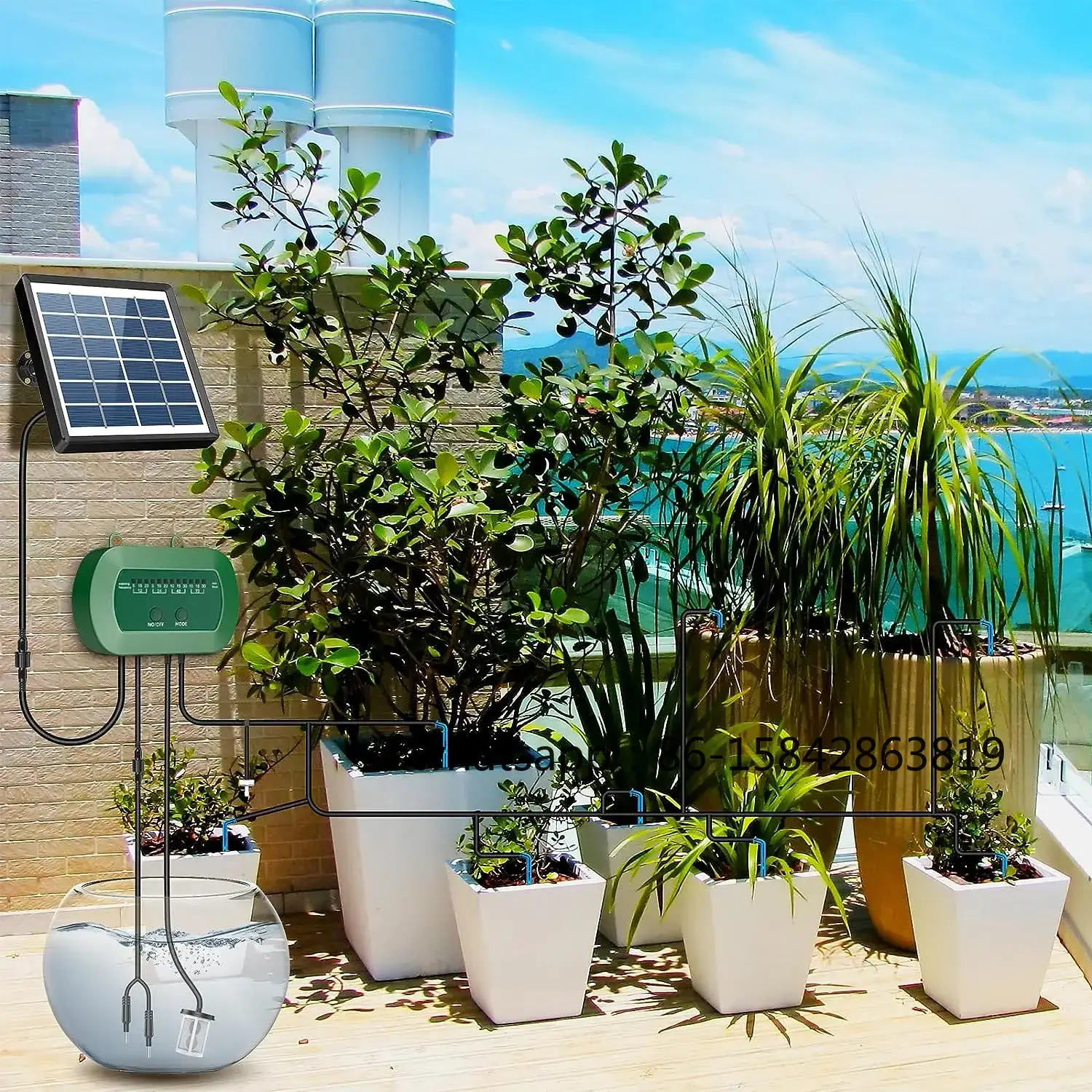 Kit pengontrol emiter rumah ka - Solar Drip Irrigation Kit Garden ulasan dan harga