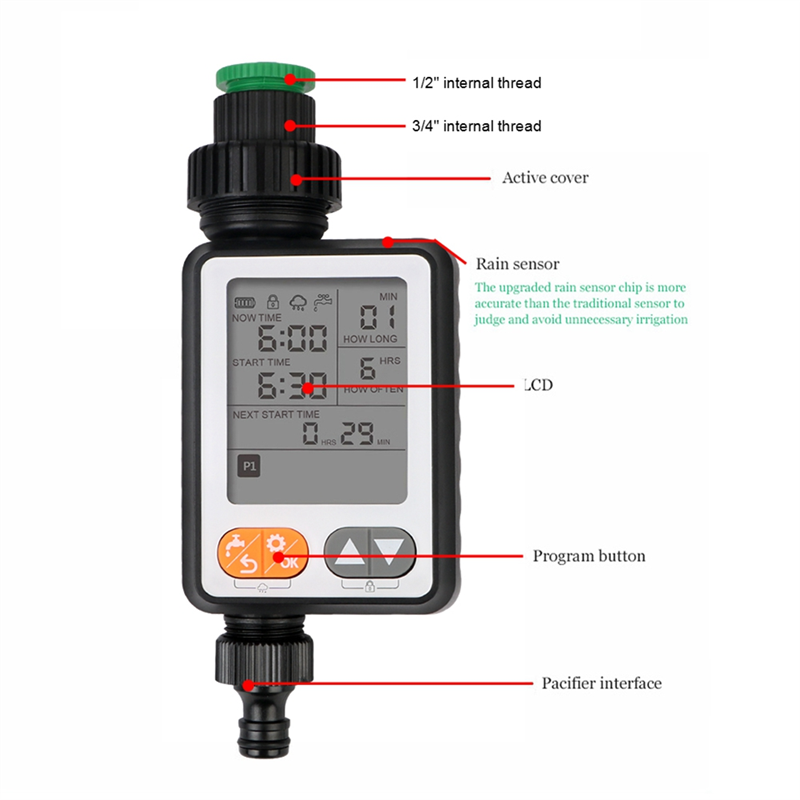HHTL Otomatis Mode Manual Peng - Rain Sensor For Irrigation Timer ulasan dan harga