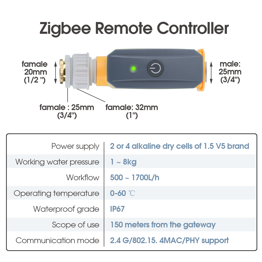 ZigBee WiFi Penyiram Air Timer - Tuya Zigbee Garden Irrigation Controller ulasan dan harga