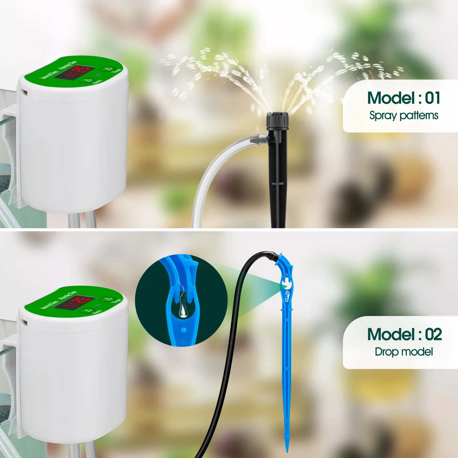 Pompa Irigasi Tetes Cerdas Sis - Solar Drip Irrigation Kit Garden ulasan dan harga