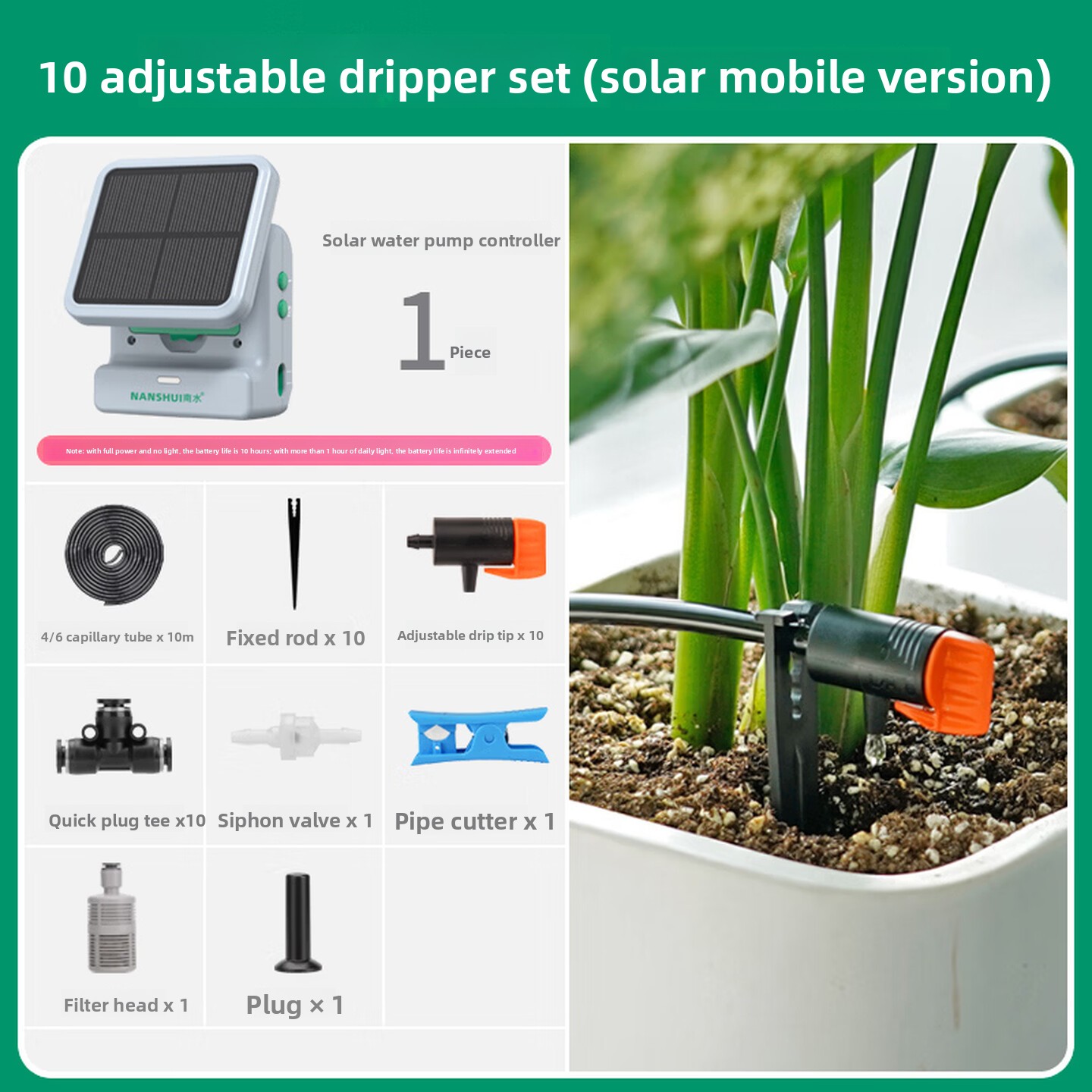 Sistem Irigasi Otomatis Tenaga - Drip Irrigation System Automatic Kit ulasan dan harga