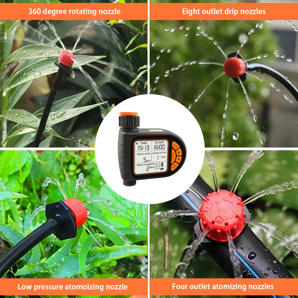 Set Pengontrol Penyiraman Otom - Rain Sensor For Irrigation Timer ulasan dan harga
