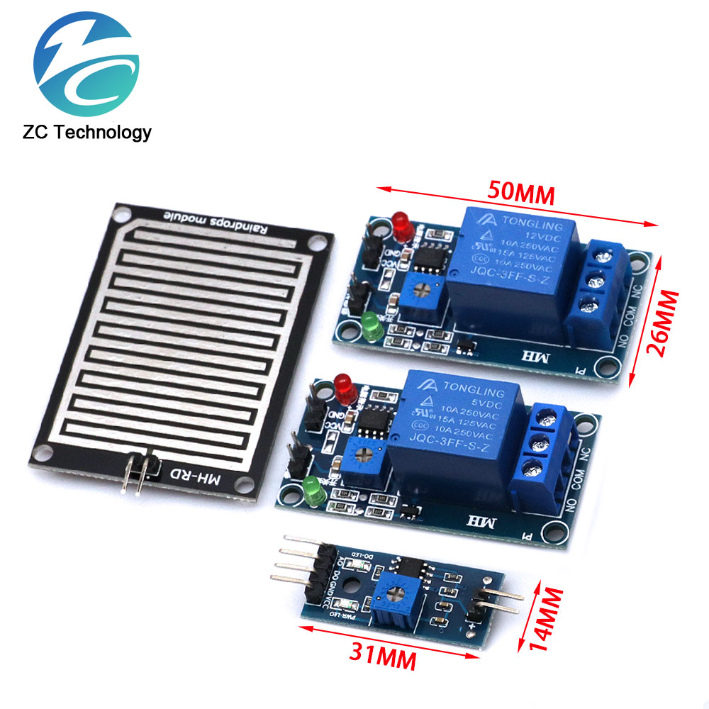 Modul Sensor deteksi hujan sal - Rain Sensor For Irrigation Timer ulasan dan harga