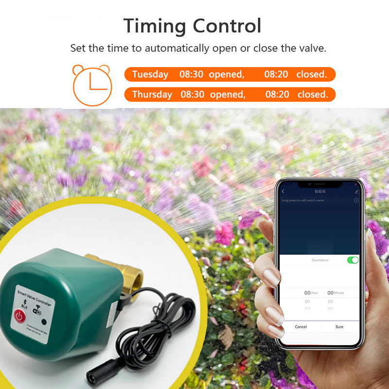 Katup Pintar Tuya Zigbee 1/2 3 - Tuya Zigbee Garden Irrigation Controller ulasan dan harga