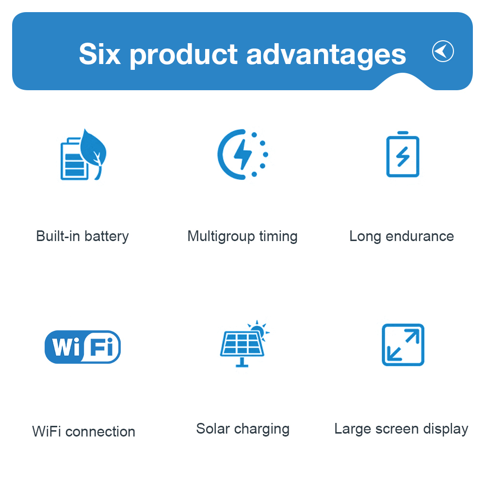 Sistem Irigasi Tenaga Surya Wi - Wifi Water Timer Hose Faucet Smart ulasan dan harga