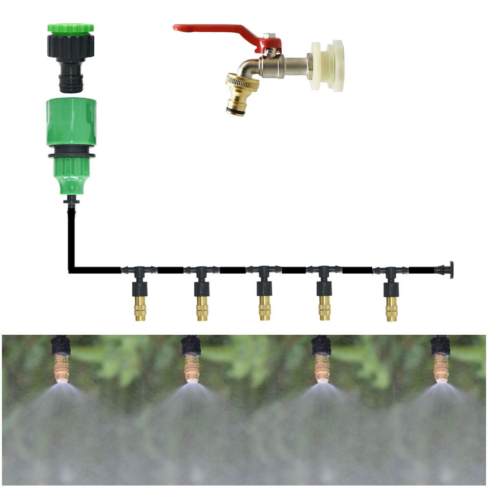 5M-30M Luar Ruangan Gerimis Si - Mist Cooling System Outdoor Patio 15M ulasan dan harga