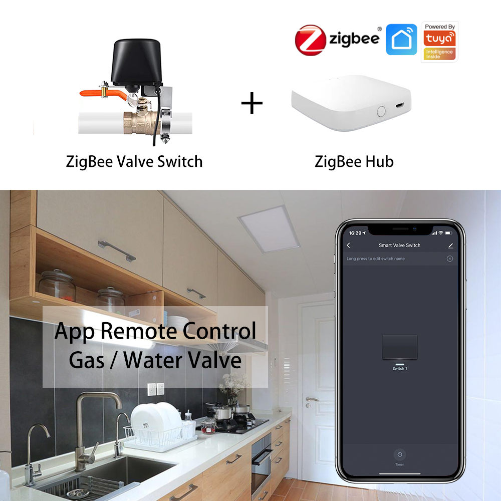 Sistem Remote Control Katup Ai - Tuya Zigbee Garden Irrigation Controller ulasan dan harga