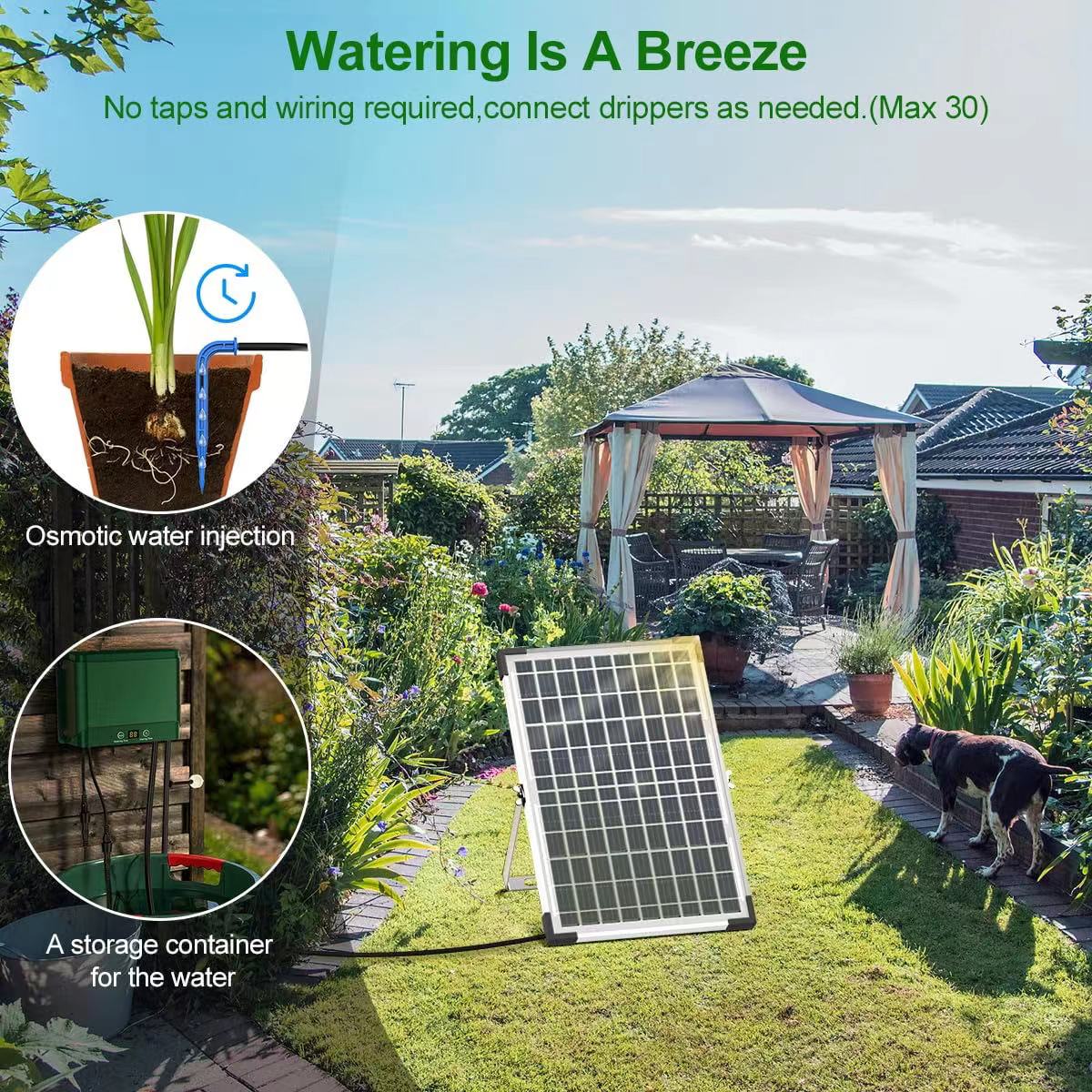 Produk Unggulan Sistem Irigasi - Solar Drip Irrigation Kit Garden ulasan dan harga