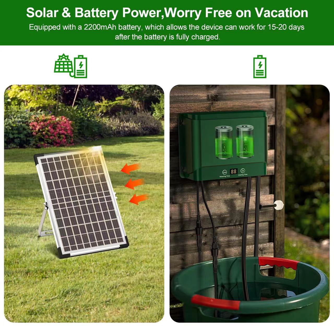Produk Unggulan Sistem Irigasi - Solar Drip Irrigation Kit Garden ulasan dan harga
