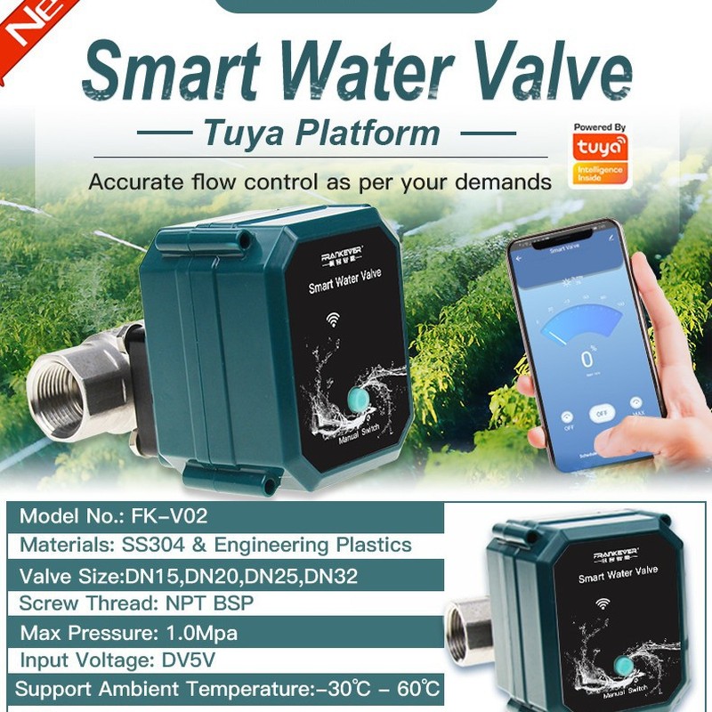 Pengontrol Katup Air Pintar Tu - Tuya Zigbee Garden Irrigation Controller ulasan dan harga