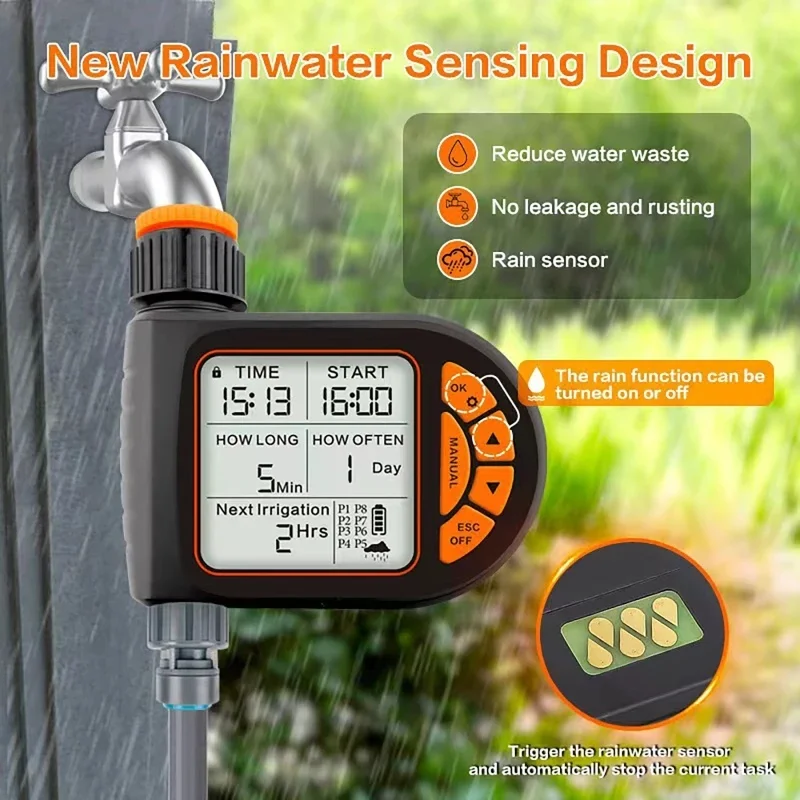 Set Pengatur Waktu Irigasi Tam - Rain Sensor For Irrigation Timer ulasan dan harga