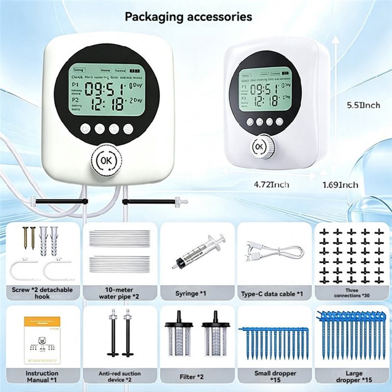 Sistem Penyiraman Otomatis Tan - Automatic Watering Pump Indoor Plants ulasan dan harga