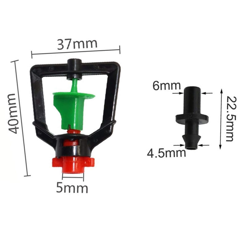 Pengemisir Irigasi Tetes, Spri - Drip Emitters Adjustable 360 Micro ulasan dan harga