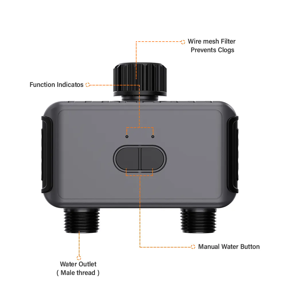 SGW08-Zigbee, Tahan Air IPX5,  - Tuya Zigbee Garden Irrigation Controller ulasan dan harga
