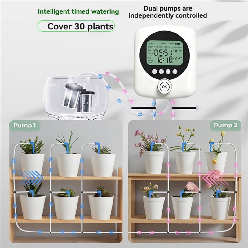 Sistem Penyiraman Otomatis Tan - Automatic Watering Pump Indoor Plants ulasan dan harga