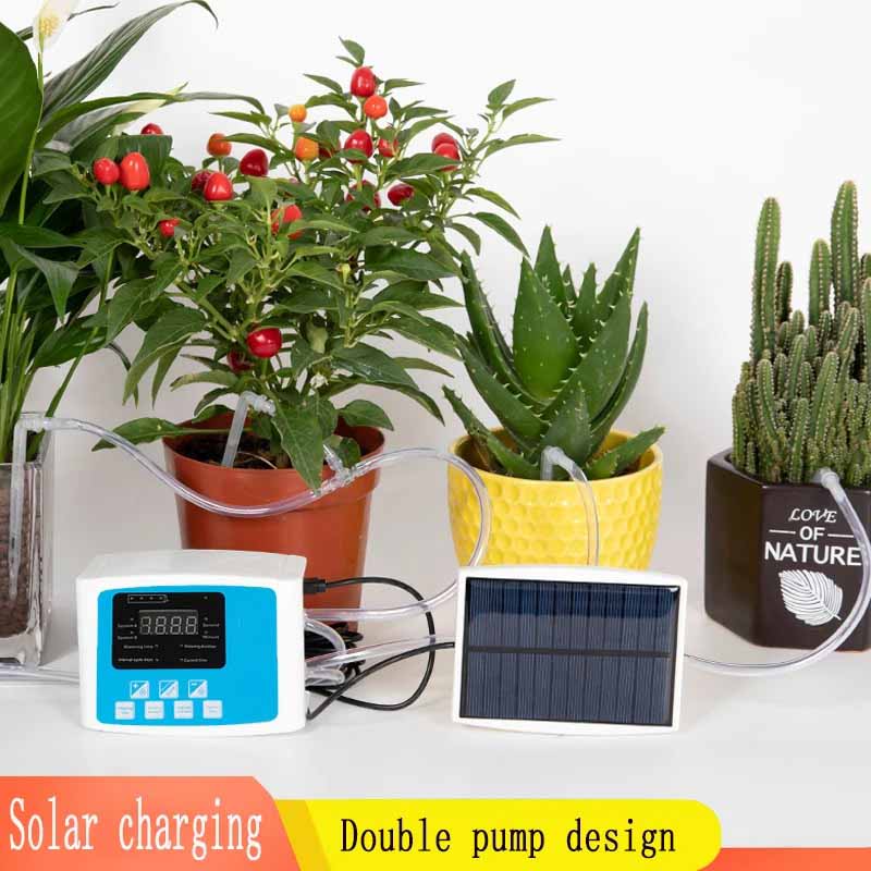 Sistem Irigasi Tenaga Surya Ki - Solar Drip Irrigation Kit Garden ulasan dan harga