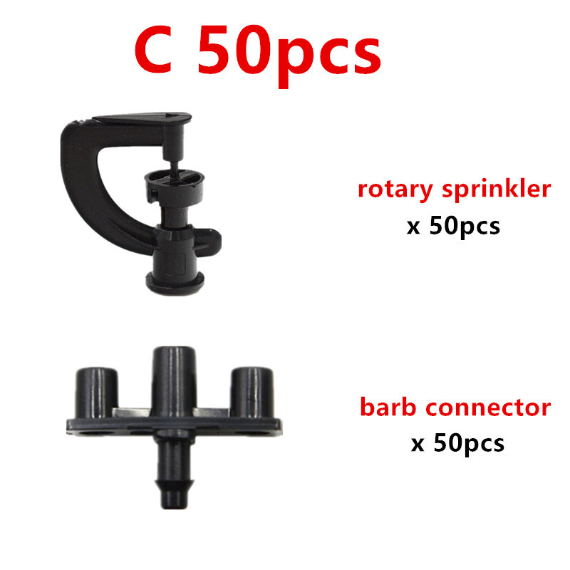 Penyiram Putar Rumah Kaca, Pen - Drip Emitters Adjustable 360 Micro ulasan dan harga