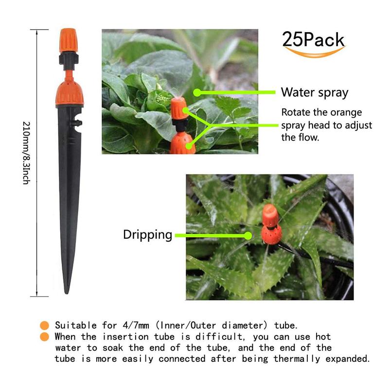 Micro Spray Dripper Irigasi de - Drip Emitters Adjustable 360 Micro ulasan dan harga