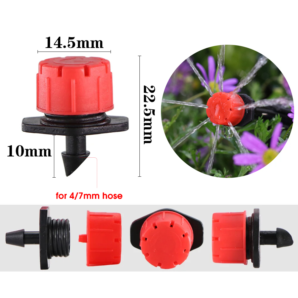 30-1000 buah Dripper irigasi p - Drip Emitters Adjustable 360 Micro ulasan dan harga